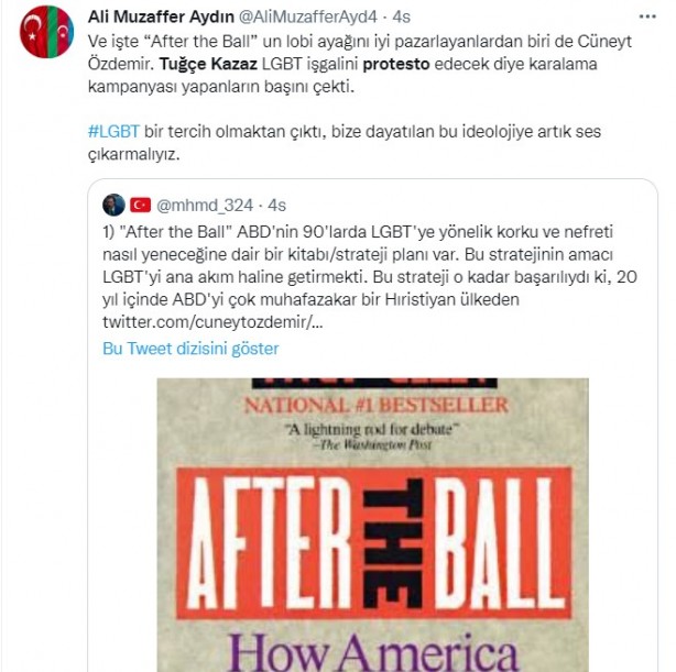 Foto - Vatandaşlardan Tuğçe Kazaz'ın 'LGBT' protestosuna tam destek! Çığ gibi büyüyor