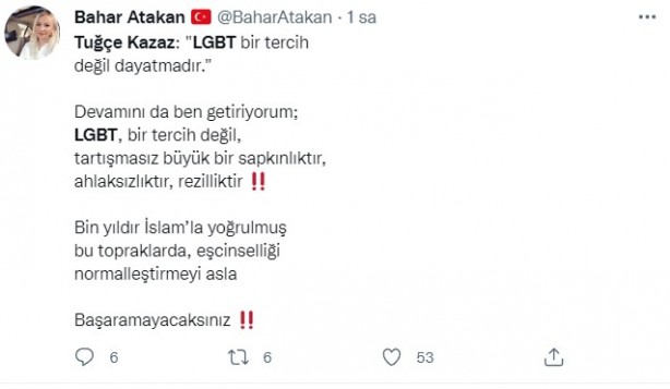Foto - Vatandaşlardan Tuğçe Kazaz'ın 'LGBT' protestosuna tam destek! Çığ gibi büyüyor