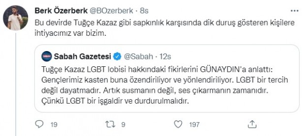 Foto - Vatandaşlardan Tuğçe Kazaz'ın 'LGBT' protestosuna tam destek! Çığ gibi büyüyor