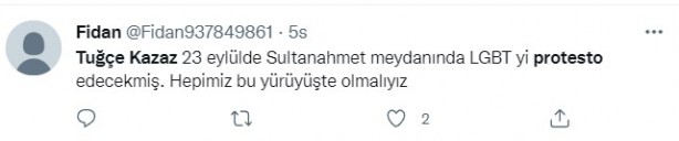 Foto - Vatandaşlardan Tuğçe Kazaz'ın 'LGBT' protestosuna tam destek! Çığ gibi büyüyor