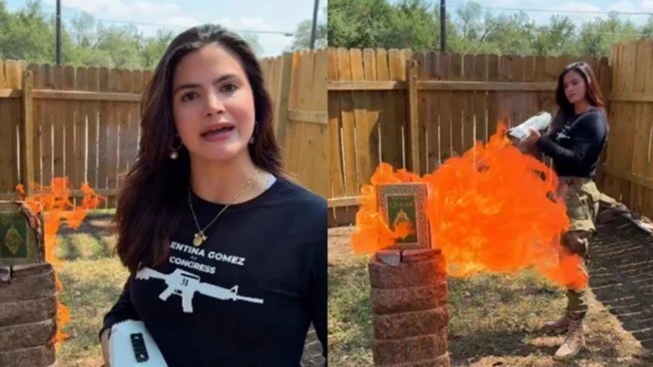 Vay namussuz vay! Ünlü siyasetçi, alev makinesiyle Kur’an-ı Kerim yaktı