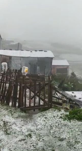 Foto - Ve ilk kar düştü