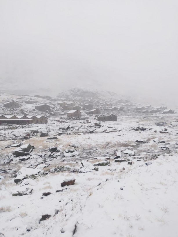 Foto - Ve ilk kar düştü