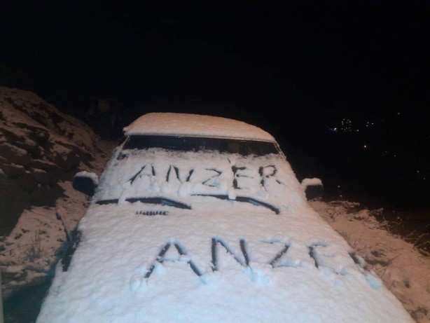 Foto - Ve ilk kar düştü