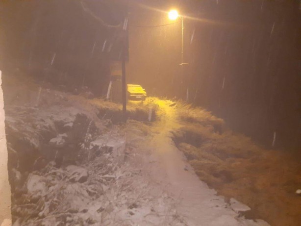 Foto - Ve ilk kar düştü