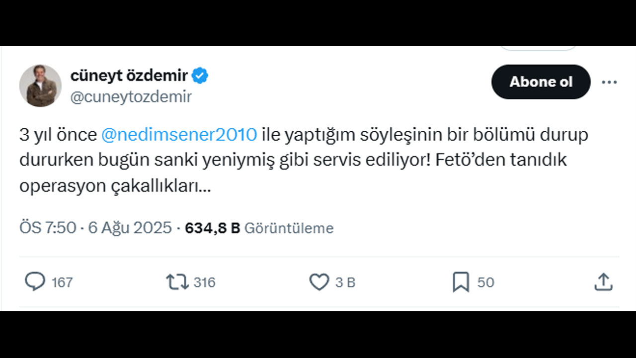 Foto - Nedim Şener’e Cüneyt Özdemir üzerinden ‘yeni operasyon’ başladı! "Suçu Sedat Peker’e yıkacaklar"