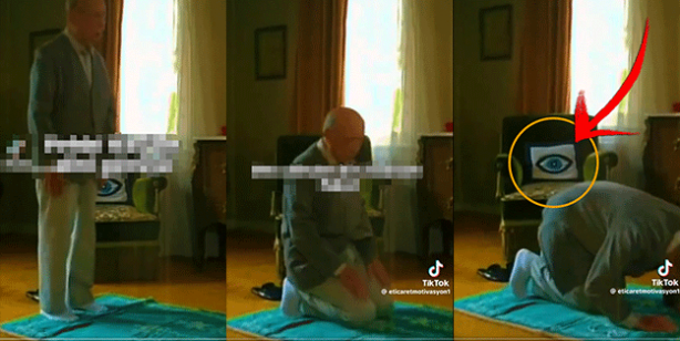 Foto - Vehbi Koç’un kıldığı namaza değil, Horos’un gözüne dikkat! 