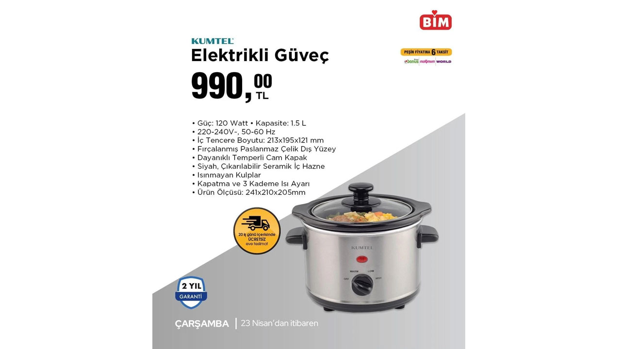 Foto - Verandalı Tiny House satışa sunulacak! BİM’de 23-29 Nisan 2025 fırsatları dolu dolu geldi