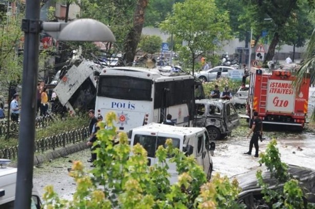 Vezneciler'deki patlamadan ilk görüntüler
