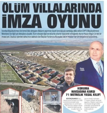 Foto - Villaları şehit mezarlarının üstüne dikti! CHP’li belediye bunu da yaptı