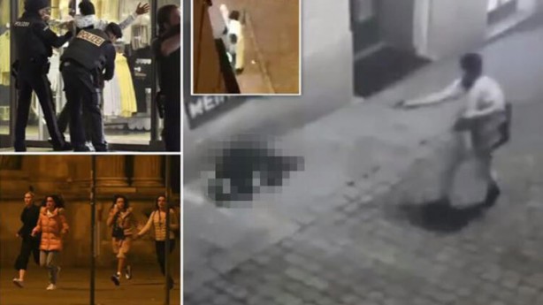 Viyana kan gölüne döndü! Şoke eden görüntüler