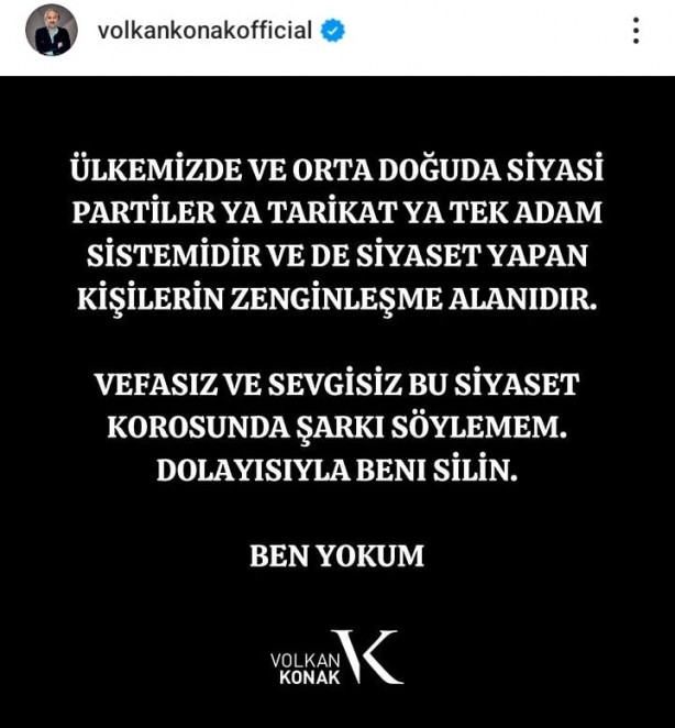 Foto - Volkan Konak, müziği bıraktığını açıkladı! Sebebi "Hadi git işine be, sen kimi yiyorsun" dedirtti! Bakalım gerçekten kurtulacak mıyız?