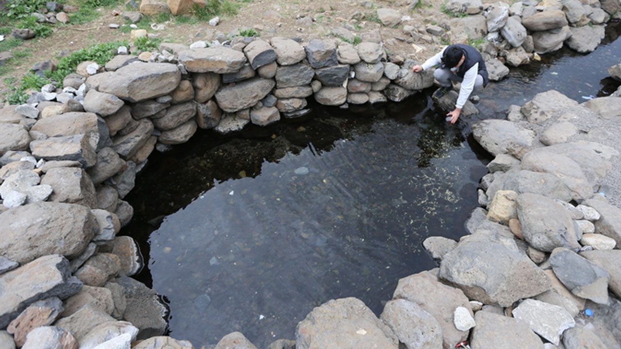 Foto - Volkanik dağın eteklerindeki "doğal akvaryum" incelemeye alındı
