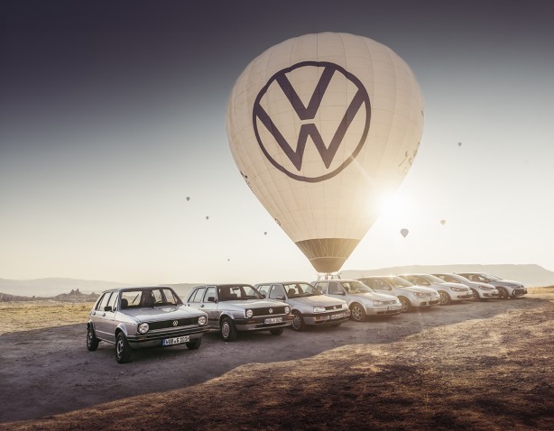 Volkswagen Golf 50. yılını Kapadokya’da kutladı!