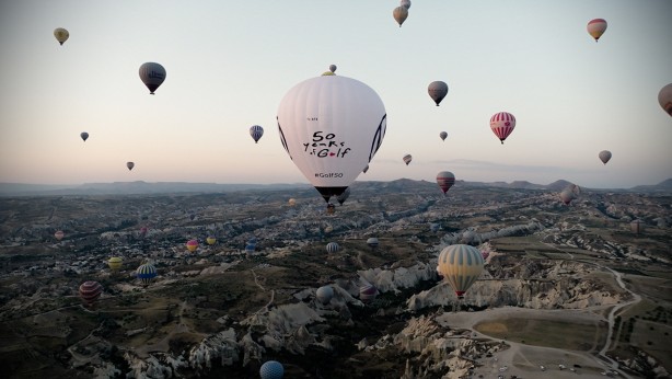 Foto - Volkswagen Golf 50. yılını Kapadokya’da kutladı!