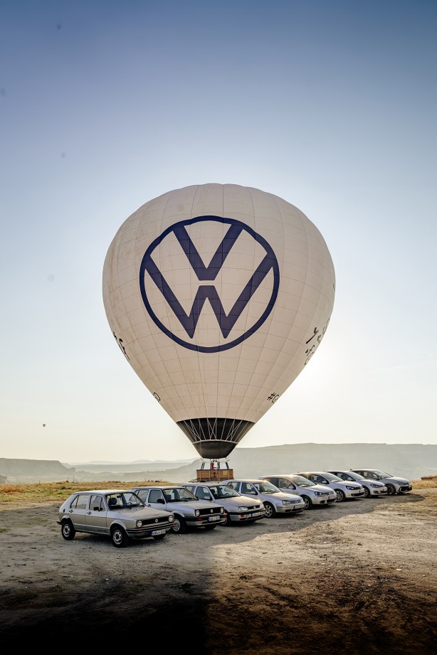 Foto - Volkswagen Golf 50. yılını Kapadokya’da kutladı!