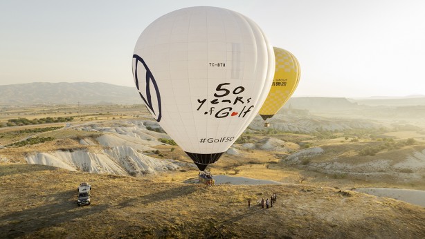 Foto - Volkswagen Golf 50. yılını Kapadokya’da kutladı!