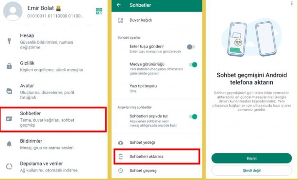 Foto - WhatsApp’a mesaj taşıma özelliği