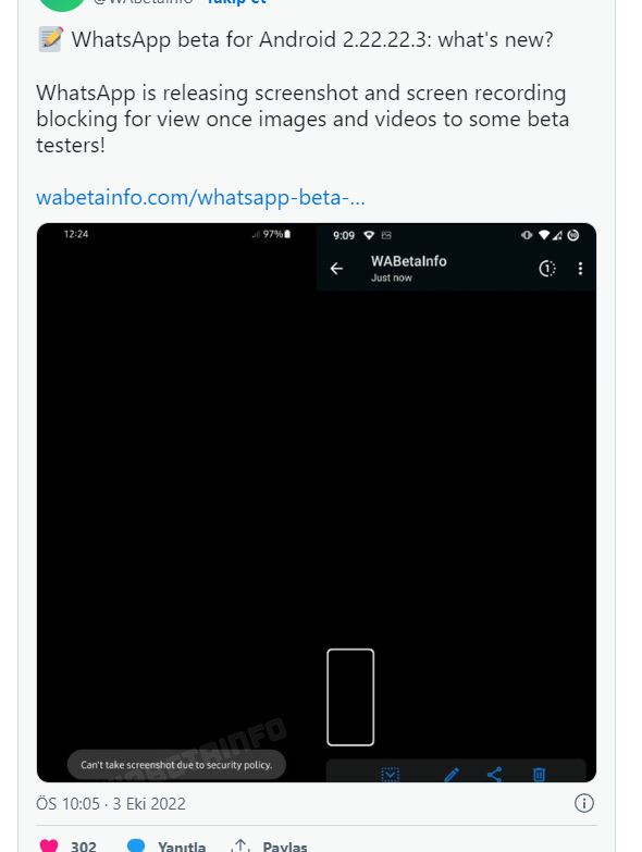Foto - WhatsApp’tan ekran görüntüsü kararı