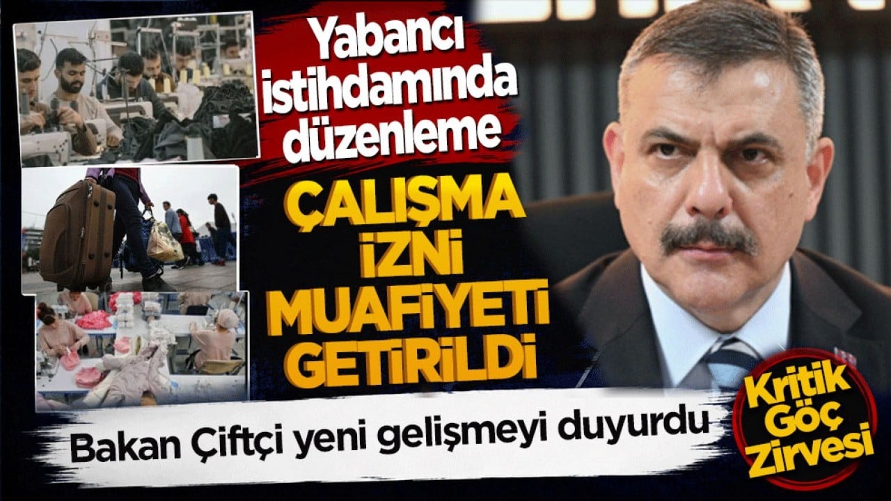 Yabancı istihdamında düzenleme: Çalışma izni muafiyeti geldi