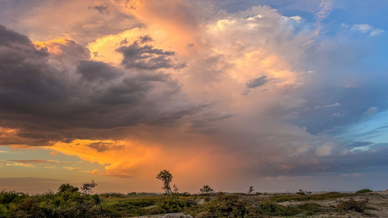 Foto - Yağmur bulutları görsel şölen oluşturdu