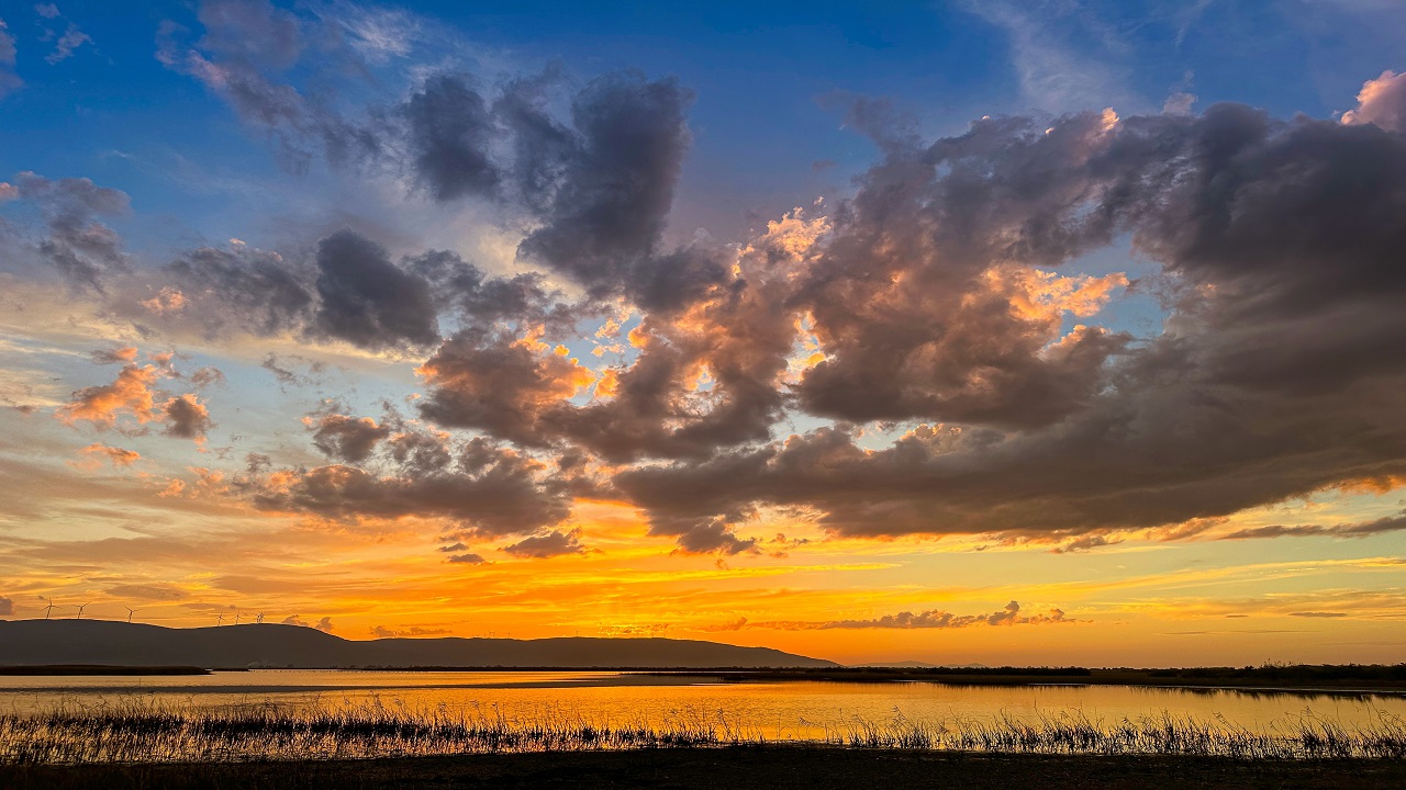 Foto - Yağmur bulutları görsel şölen oluşturdu