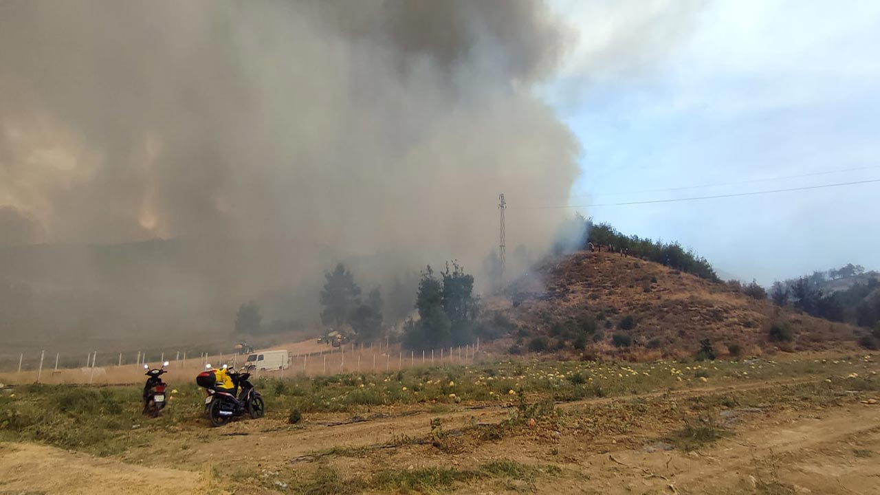 Foto - Yangın kabusu büyüyor! Alevler köylere kadar ulaştı
