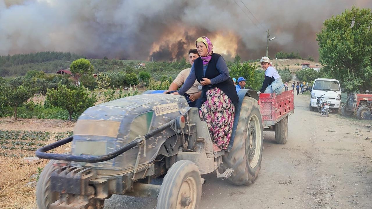Foto - Yangın kabusu büyüyor! Alevler köylere kadar ulaştı
