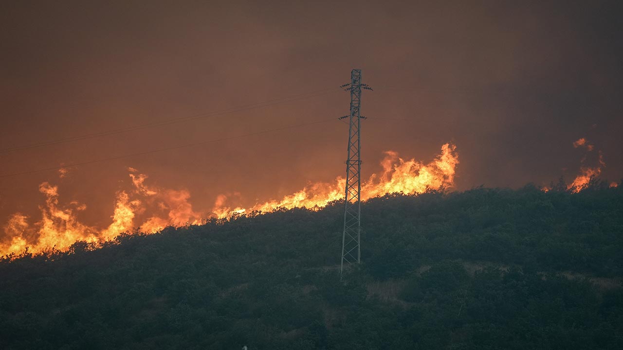 Foto - Yangın kabusu büyüyor! Alevler köylere kadar ulaştı