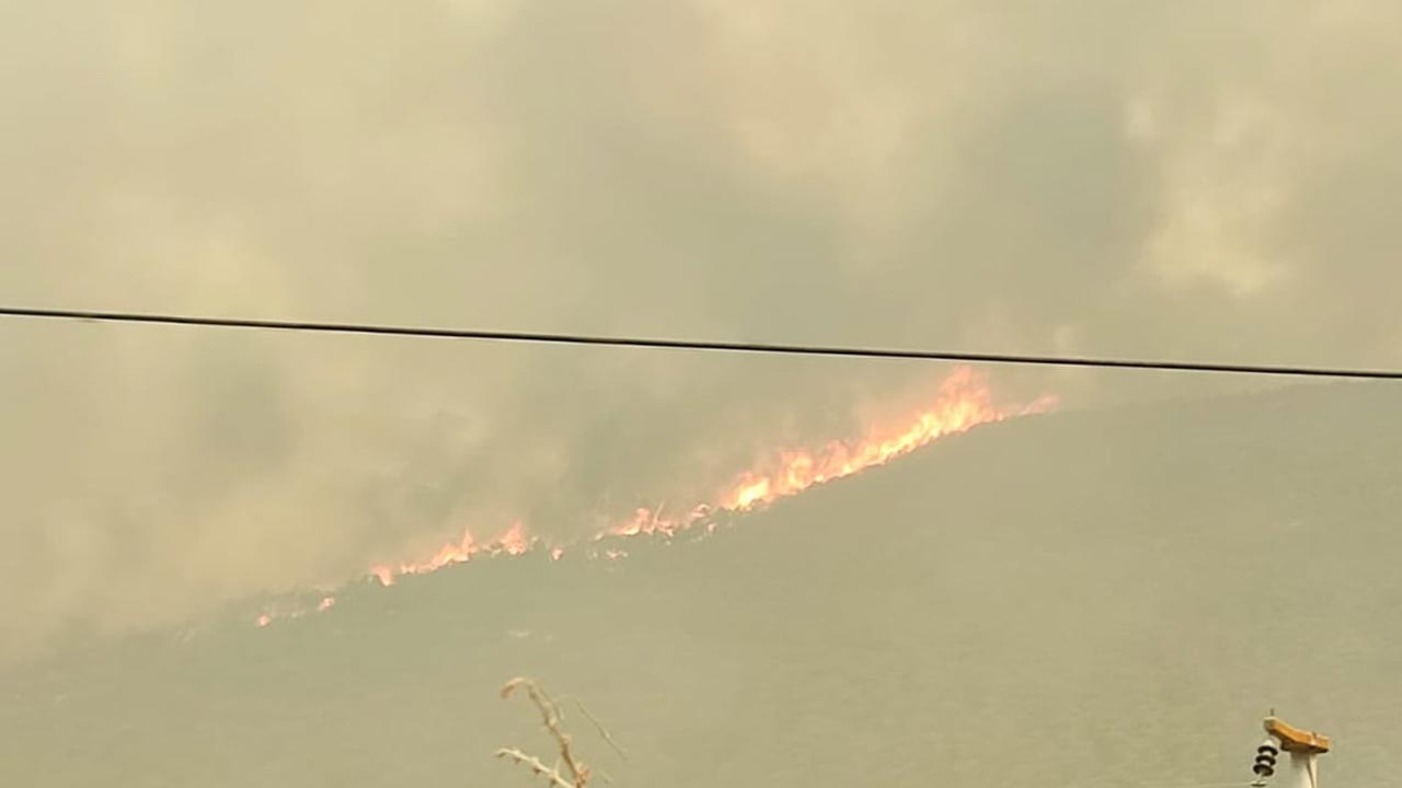 Foto - Yangın kabusu büyüyor! Alevler köylere kadar ulaştı