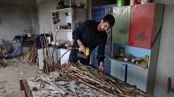 Foto - Yangından kurtardı sanat eserine dönüştürdü