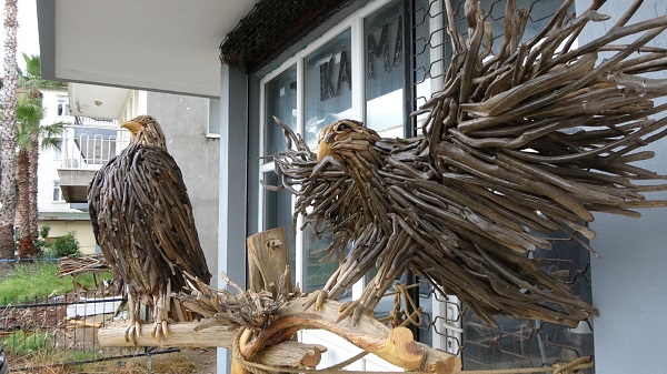 Foto - Yangından kurtardı sanat eserine dönüştürdü