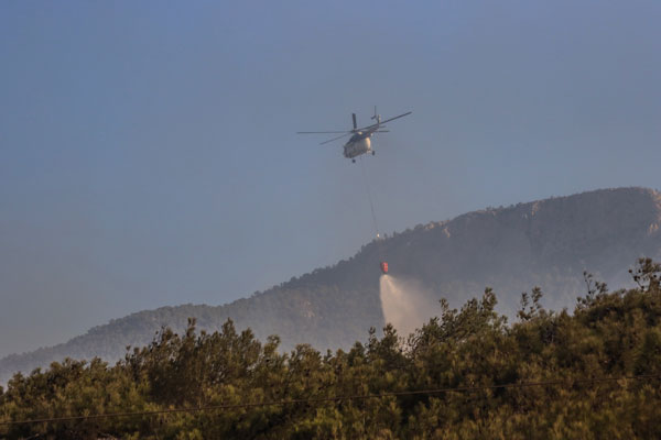 Foto - Yangının devam ettiği Mersin'den görüntüler geldi