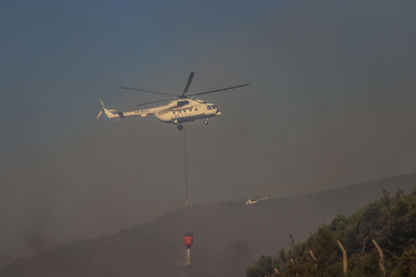 Foto - Yangının devam ettiği Mersin'den görüntüler geldi