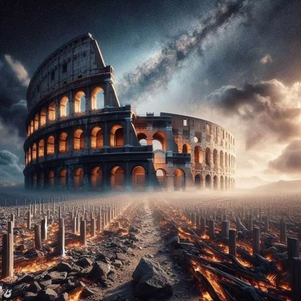 Foto - Yapay zeka çizdi! Felaketlerin ardından dünya böyle görünecek