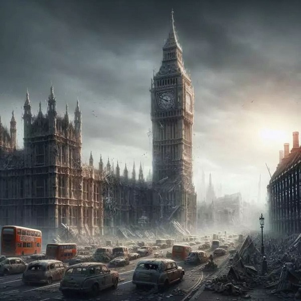 Foto - Yapay zeka çizdi! Felaketlerin ardından dünya böyle görünecek