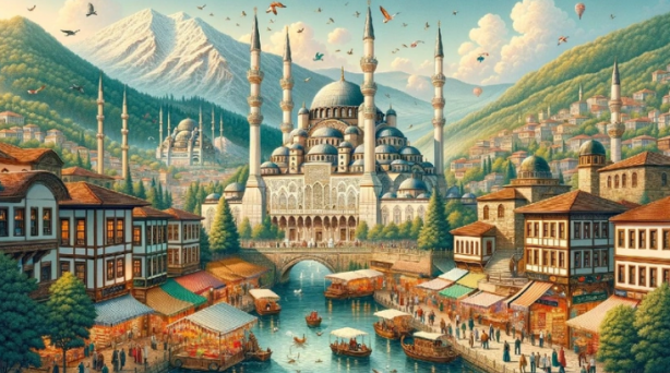 Foto - Yapay zeka çizdi! İşte Türkiye'nin şehirleri