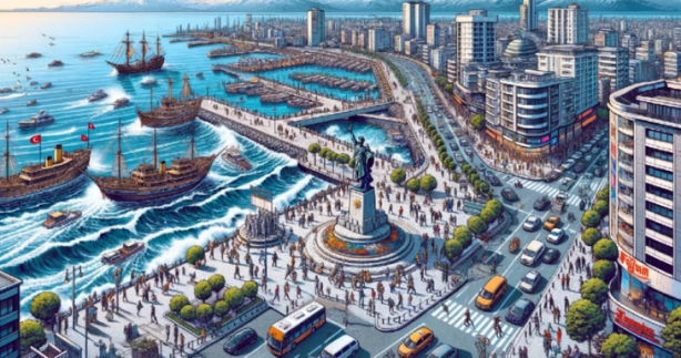 Foto - Yapay zeka çizdi! İşte Türkiye'nin şehirleri