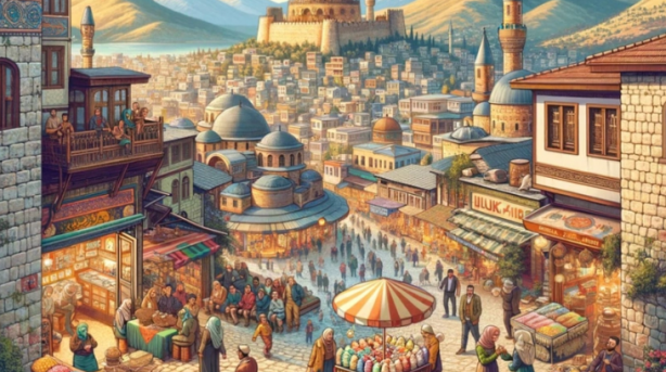 Foto - Yapay zeka çizdi! İşte Türkiye'nin şehirleri