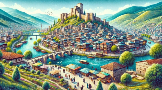 Foto - Yapay zeka çizdi! İşte Türkiye'nin şehirleri