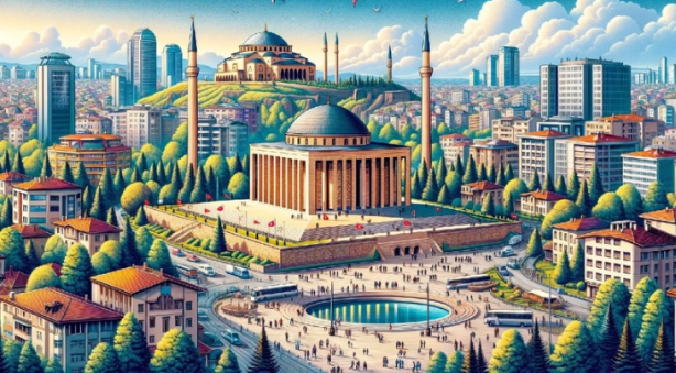 Foto - Yapay zeka çizdi! İşte Türkiye'nin şehirleri