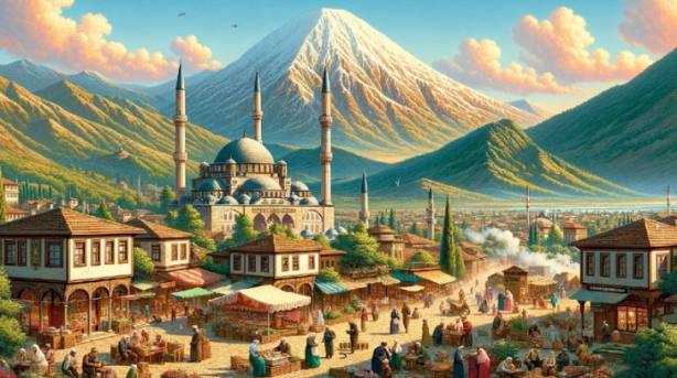 Foto - Yapay zeka çizdi! İşte Türkiye'nin şehirleri