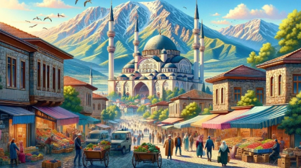 Foto - Yapay zeka çizdi! İşte Türkiye'nin şehirleri