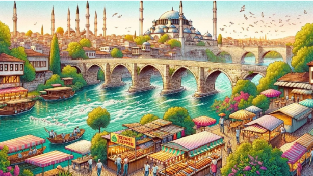 Foto - Yapay zeka çizdi! İşte Türkiye'nin şehirleri