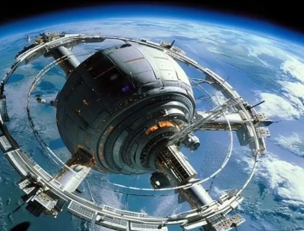 Foto - Yapay zeka "geleceğimizi" çizdi! Uzay kolonileri ve yaşam..