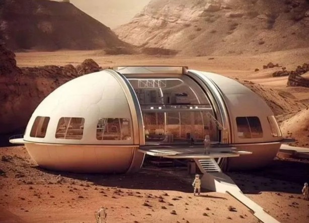 Foto - Yapay zeka "geleceğimizi" çizdi! Uzay kolonileri ve yaşam..