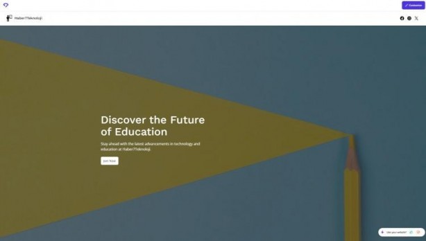 Foto - Yapay zeka ile 30 saniyede kendi sitenizi kurun! İşte uygulayacağınız adımlar...