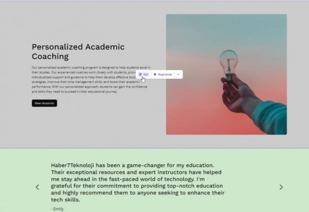 Foto - Yapay zeka ile 30 saniyede kendi sitenizi kurun! İşte uygulayacağınız adımlar...