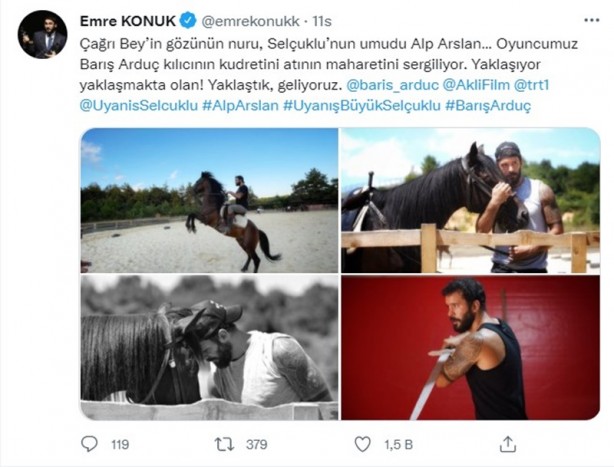 Foto - Yapımcı paylaştı! Uyanış Alparslan'ın setinden ilk görüntüler geldi