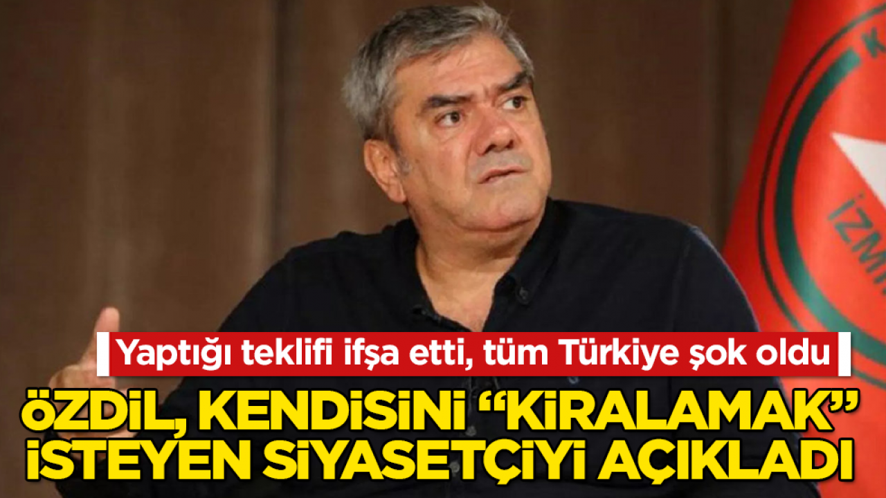 Yaptığı teklifi ifşa etti, tüm Türkiye şok oldu! Yılmaz Özdil, kendisini "kiralamak" isteyen siyasetçiyi açıkladı